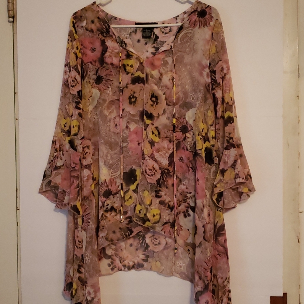 Liz McCoy Floral Top